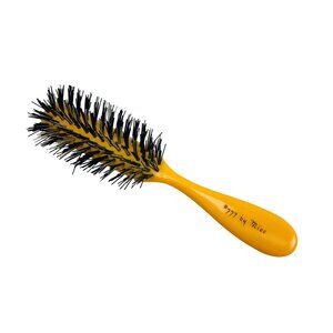 Vintage Yellow Hair Brush Nylon Bristles #777 By Mico 8" MCM 70s Retro